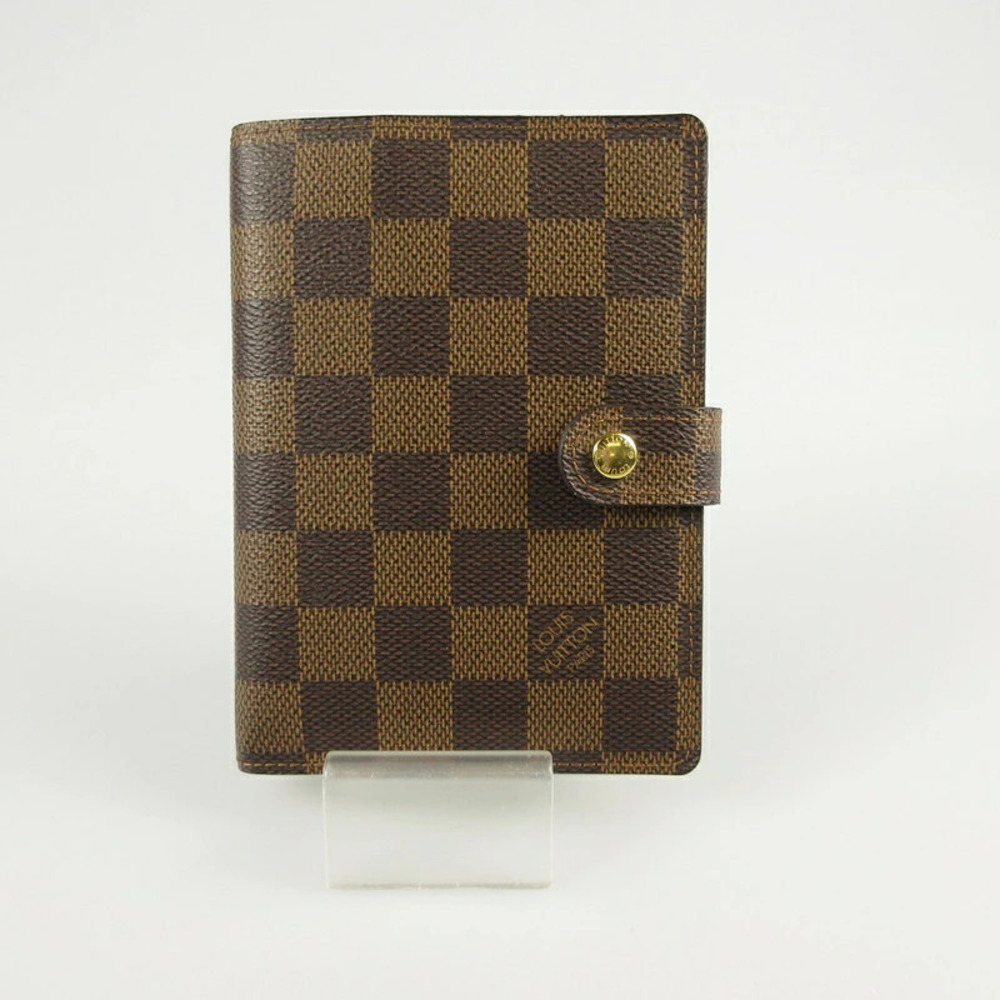 Louis Vuitton Damier Cover Agenda Notebook Brown